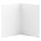 JAM Paper A7 White Blank Foldover Cards with Panel